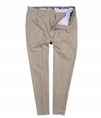 Burberry Elegante Hose in Beige mit Logo / 46