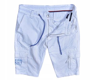 GANT Herren Cargo Boot Shorts weiß / W32