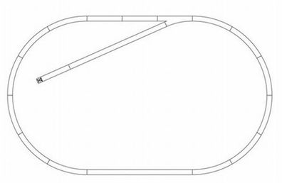 Fleischmann 931894.3 N Gleisset 77 cm x 46 cm - ohne OVP! Gle Spur N