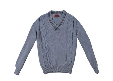 HUGO BOSS Herren-Premium-Woll-Cardigan-Pullover / L