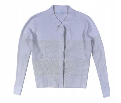 LE TRICOT Perugia Weißer Premium Damenpullover XL