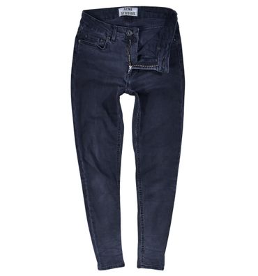 ACNE Studios Haut 5 verwendet schwarze Jeans Wmn 24 / 32