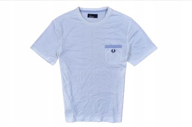 FRED PERRY Logan Weißes T-Shirt für Männer / M