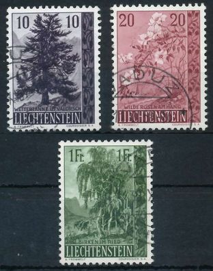 Liechtenstein 1957 Nr 357-359 gestempelt X133806