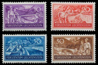 Liechtenstein 1937 Nr 152-155 ungebraucht X13958E