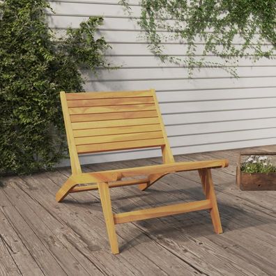 vidaXL Gartenstuhl Massivholz Teak