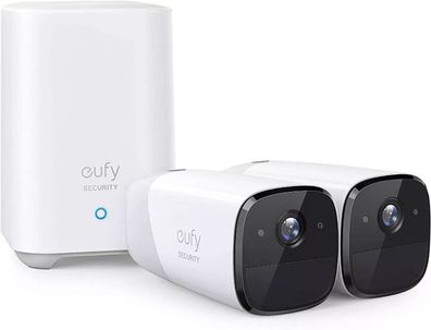 eufyCam 2 kabellose Kamera 2er Set (FullHD, IP67, Nachtsicht)