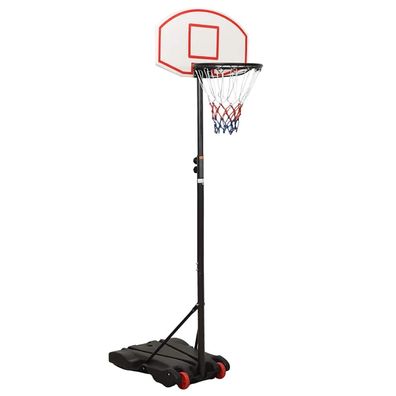 vidaXL Basketballständer Weiß 216-250 cm Polyethylen