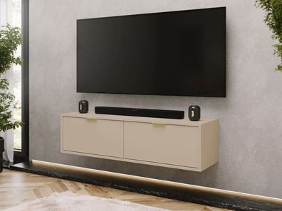 TV-Lowboard Senna 140 TV Schrank Hängend Lowboard Wohnzimmer Kollektion M24