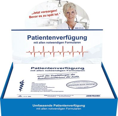 RNK Verlag 2895 Patientenverfügung mit allen notwendigen Formularen, A4