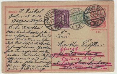 Alte Postkarte - Deutsches Reich Berlin 1922