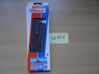 Roco Line HO Art 42557 Bogenweiche rechts 2/3 Neuware/OVP Ladenaufl.