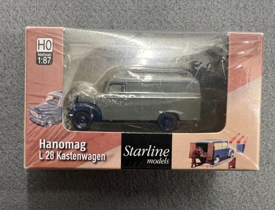 Brekina H0 1:87 58153 Hanomag L 28 grau/blau NEU/OVP