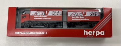 Herpa H0 1:87 Art 142632 MAN LKW mit Anhänger ATU Neuware/OVP