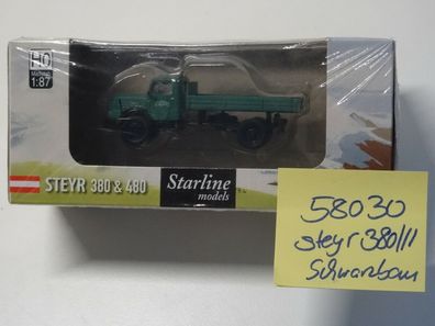 Brekina H0 1:87 58030 Steyr 380 III Schwarzbau NEU/OVP