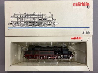 Märklin H0 3109 Dampflokomotive T18 K.P.E.V. OVP
