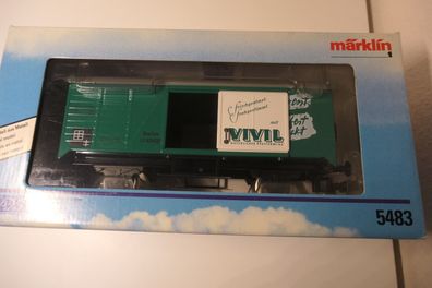 Märklin MAXI Spur 1 5483 gedeckter Güterwagen Vivil Top/OVP