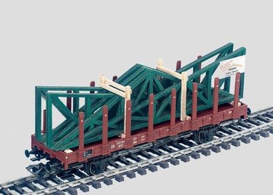 Märklin H0 46362 Rungenwagen mit Beladung der DB Neu/OVP