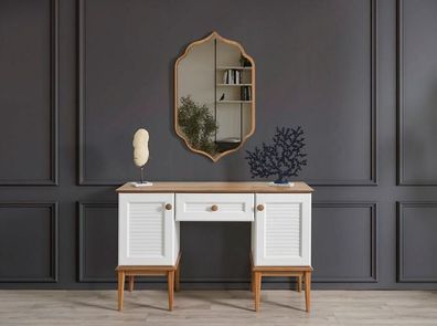 Schminktisch Schminktisch Set Konsole Spiegel Schlafzimmer Möbel Design Set