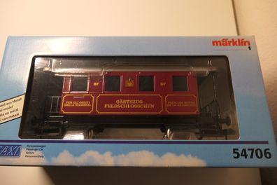 Märklin MAXI Spur 1 54706 Pers Wagen Gästezug Feldschlösschen Top/OVP