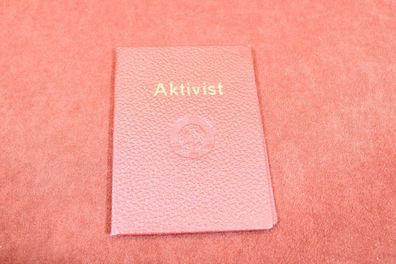 Aktivist 1954 des 5 Jahresplan, Ausweis-Urkunde, Cavertitz