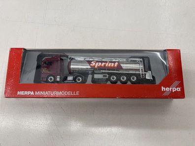 Herpa H0 1:87 158640 MAN TGX XLX Tanklaster Sprint Neuware/OVP