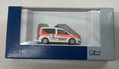 Rietze H0 1:87 52912 Volkswagen Caddy Malteser Lippe Neuware/OVP