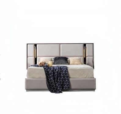 Modern Bett Weiß Schlafzimmermöbel Holzgestell Luxus Design Möbel Hochwertig