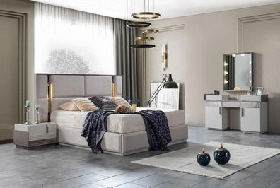 Komplettset Designer Schlafzimmer Schlafzimmermöbel Set Komplettangebot 4Tlg