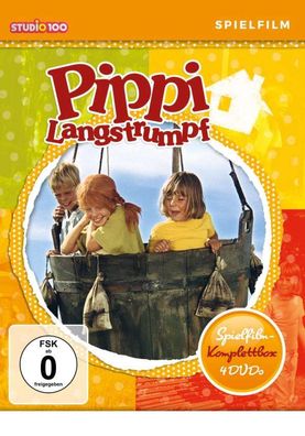 Pippi Langstrumpf (Spielfilm-Komplettbox) - - (DVD Video / S