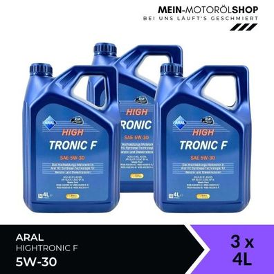 Aral HighTronic F 5W-30 3x4 Liter