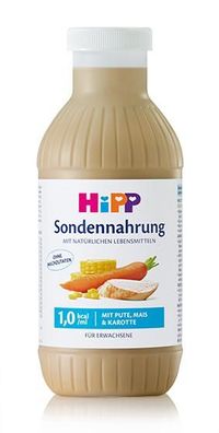 Hipp Sondennahrung 1 kcal/ml 12x500ml - Pute-Mais-Karotte