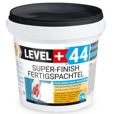 Super Finish Fertig Spachtelmasse 2kg Fugenspachtel Glätten Bad Küche RM44