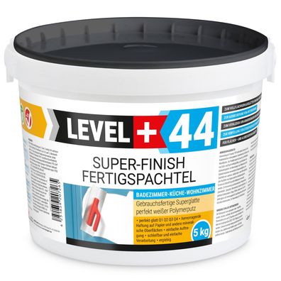 Super Finish Fertig Spachtelmasse 5kg Fugenspachtel Glätten Bad Küche RM44