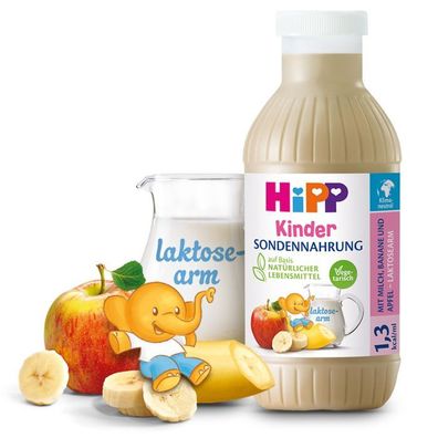 Hipp Kinder-Sondennahrung 1,3 kcal/ml 500ml laktosearm - Milch-Banane-Apfel