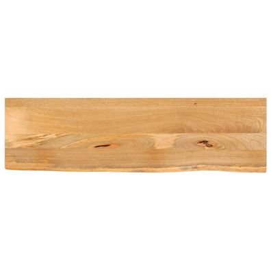 vidaXL Tischplatte mit Baumkante 100x20x2,5 cm Massivholz Mango
