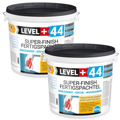 Super Finish Fertig Spachtelmasse 40kg Fugenspachtel Glätten Bad Küche RM44