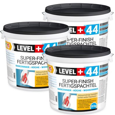 Super Finish Fertig Spachtelmasse 60kg Fugenspachtel Glätten Bad Küche RM44