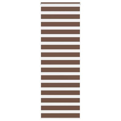 vidaXL Zebrarollo Braun 85x200 cm Stoffbreite 80,9 cm Polyester