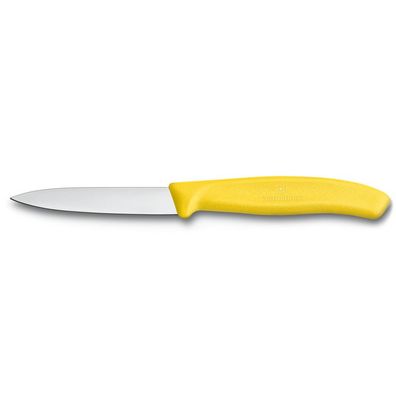 Swiss Classic, Gemüsemesser, 8cm, gerade, gelb