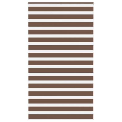 vidaXL Zebrarollo Braun 130x230 cm Stoffbreite 125,9 cm Polyester