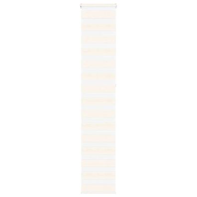 vidaXL Zebrarollo Marmorbeige 45x230 cm Stoffbreite 40,9 cm Polyester