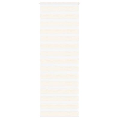 vidaXL Zebrarollo Marmorbeige 70x200 cm Stoffbreite 65,9 cm Polyester