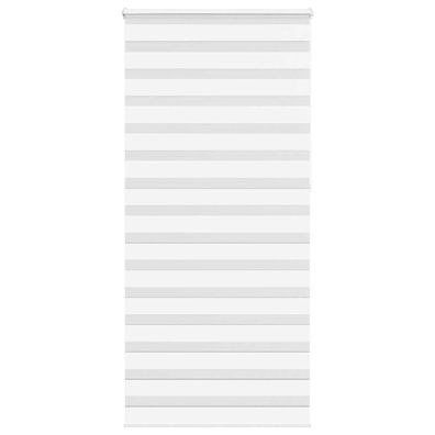 vidaXL Zebrarollo Weiß 100x230 cm Stoffbreite 95,9 cm Polyester