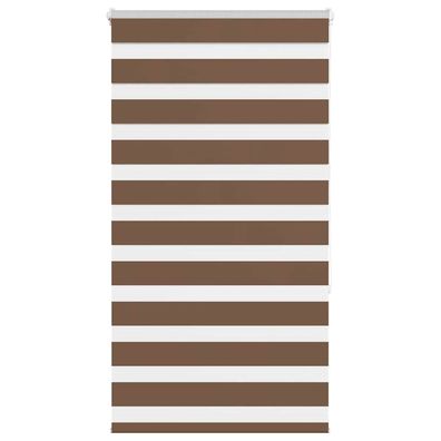 vidaXL Zebrarollo Braun 75x150 cm Stoffbreite 70,9 cm Polyester