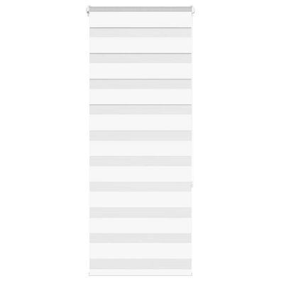 vidaXL Zebrarollo Weiß 65x150 cm Stoffbreite 60,9 cm Polyester