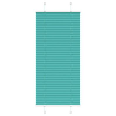 vidaXL Plissee Petrolgrün 65x150 cm Stoffbreite 64,4 cm Polyester