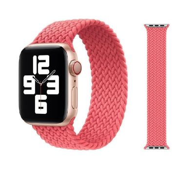 Original Apple Braided Solo Loop Armband 38/40/41mm Größe 5 Pink Punch