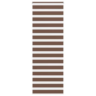 vidaXL Zebrarollo Braun 85x230 cm Stoffbreite 80,9 cm Polyester