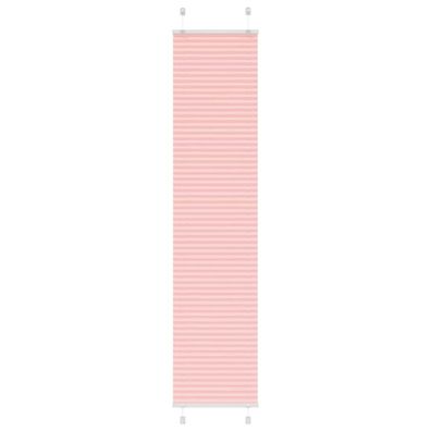 vidaXL Plissee Rosa 45x200 cm Stoffbreite 44,4 cm Polyester